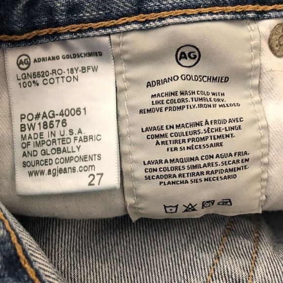 ADRIANO GOLDSHMIED HIGH RISE EMERY DENIM SKIRT s27 - Picture 11 of 13